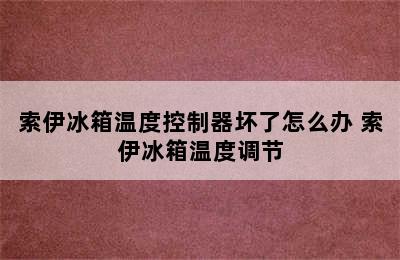 索伊冰箱温度控制器坏了怎么办 索伊冰箱温度调节